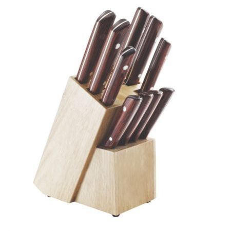 w008 11-pcs kitchen knife set